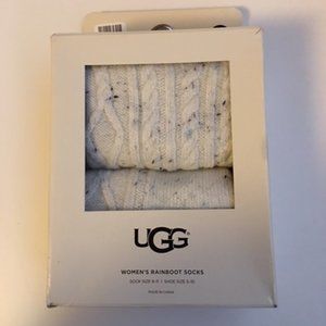Brand New Pair of UGG Women's Rainboot Socks, (sock size 9-11)  W-1